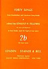 Forty Songs from Elizabethan/Jacobean Song Bks 2b
