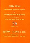 Forty Songs from Elizabethan/Jacobean Song Bks 2b