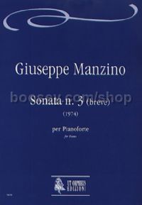 Sonata No. 3 (breve) for Piano (1974)