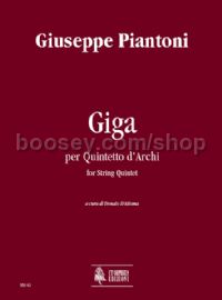 Giga for String Quintet (score & parts)
