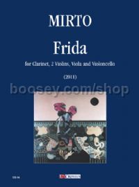 Frida for Clarinet, 2 Violins, Viola & Cello (2011) (score & parts)
