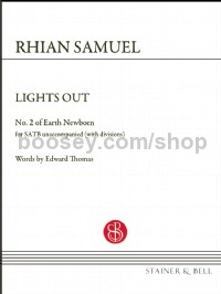 Lights Out (No. 2 of Earth Newborn) (SATB)