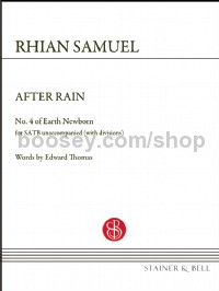 After Rain (No. 4 of Earth Newborn) (SATB)
