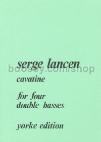 Lancen Cavatine 4 Double Basses 