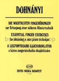 Essential Finger Exercises Piano 1869