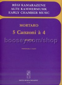 5 Canzoni à 4 for string quartet (score & parts)