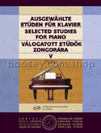 Selected Studies 5 for piano solo
