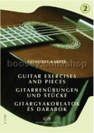Guitar Exercises and Pieces, Vol. 2 for guitar solo