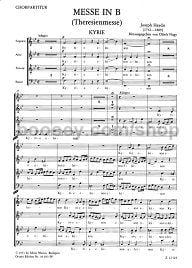 Messe in B (Hob. XXII: 12) - SATB soli, SATB & piano (vocal score)