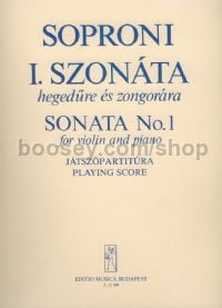 Sonata No. 1 for violin & piano (playing score)