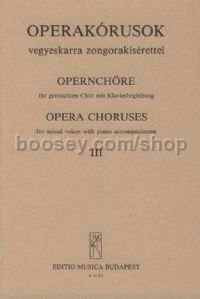 Operakórusok III - SATB & piano