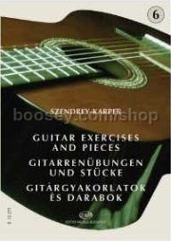 Guitar Exercises and Pieces, Vol. 6 for guitar solo
