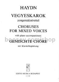 Choruses for Mixed Voices - SATB & piano