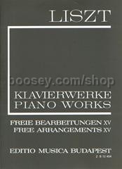 Free Arrangements XV (II/15) for piano solo