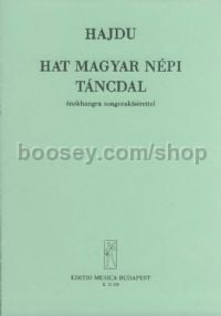 Hat Magyar Népi Táncdal - voice & piano