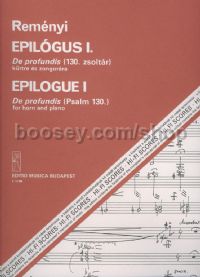 Epilogue I for horn & piano
