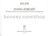 Hang-sorozo - children's choir, melody instrument & triangle (score)
