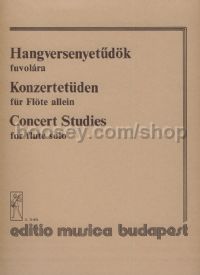 Concert Studies for flute solo