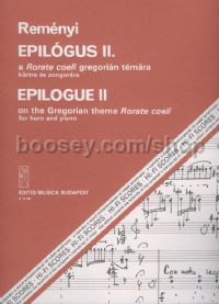 Epilogue II for horn & piano