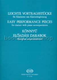 Easy Performance Pieces for clarinet & piano
