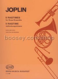 5 Ragtimes - brass ensemble (score & parts)