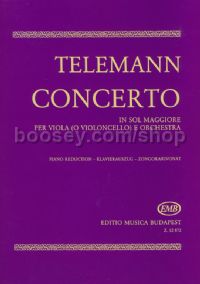 Concerto in G major - viola (or cello) & piano