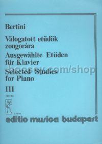 Selected Studies 3 - piano solo