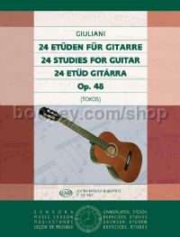 24 Studies, op. 48 - guitar solo