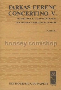 Concertino V. - trumpet & string orchestra (score)