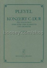 Concerto in C major - cello (or flute or clarinet) & orchestra (score)