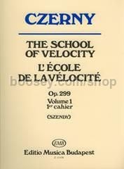 The School of Velocity, Vol. 1, op. 299 - piano solo