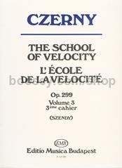 The School of Velocity, Vol. 3, op. 299 - piano solo