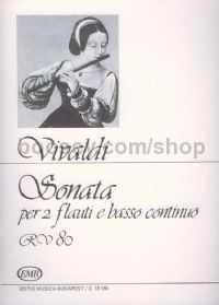 Sonata RV80 - 2 flutes & piano
