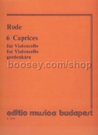 6 Caprices for cello solo
