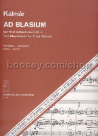 Ad Blasium - brass quintet (score)