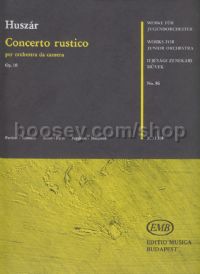 Concerto rustico, op. 18 - chamber orchestra (score & parts)