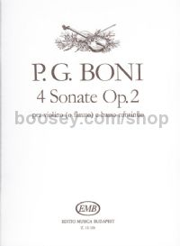 4 Sonatas Op. 2 - violin & piano