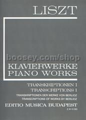 Transcriptions I (II/16) for piano solo