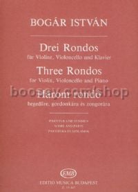Three Rondos - violin, cello & piano (score & parts)
