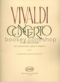 Concerto in D major, RV403 - cello & piano