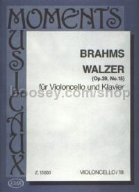 Waltz (Op. 39, No. 15) - cello & piano