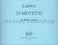 24 Motetti a due voci - 2-part choir