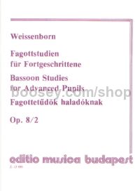 Bassoon Studies for Advanced Pupils, Op. 8/2 for bassoon solo