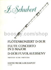 Flute Concerto in D major, op. 1 for flute & string orchestra (score)