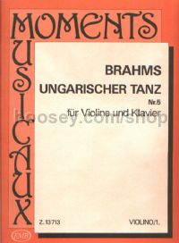 Ungarischer Tanz No. 5 - violin & piano