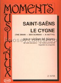 The Swan (Le cygne) for violin & piano