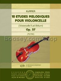 10 Études mélodiques, Op. 57 - cello solo