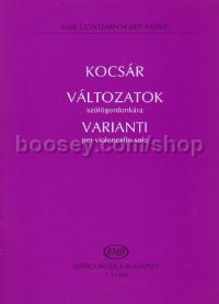 Varianti - cello solo