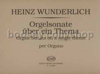 Organ Sonata on a single theme