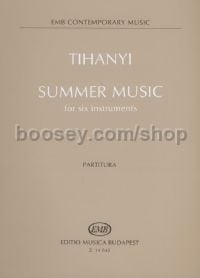 Summer Music for flute, clarinet, violin, cello, vibraphone & piano (score)